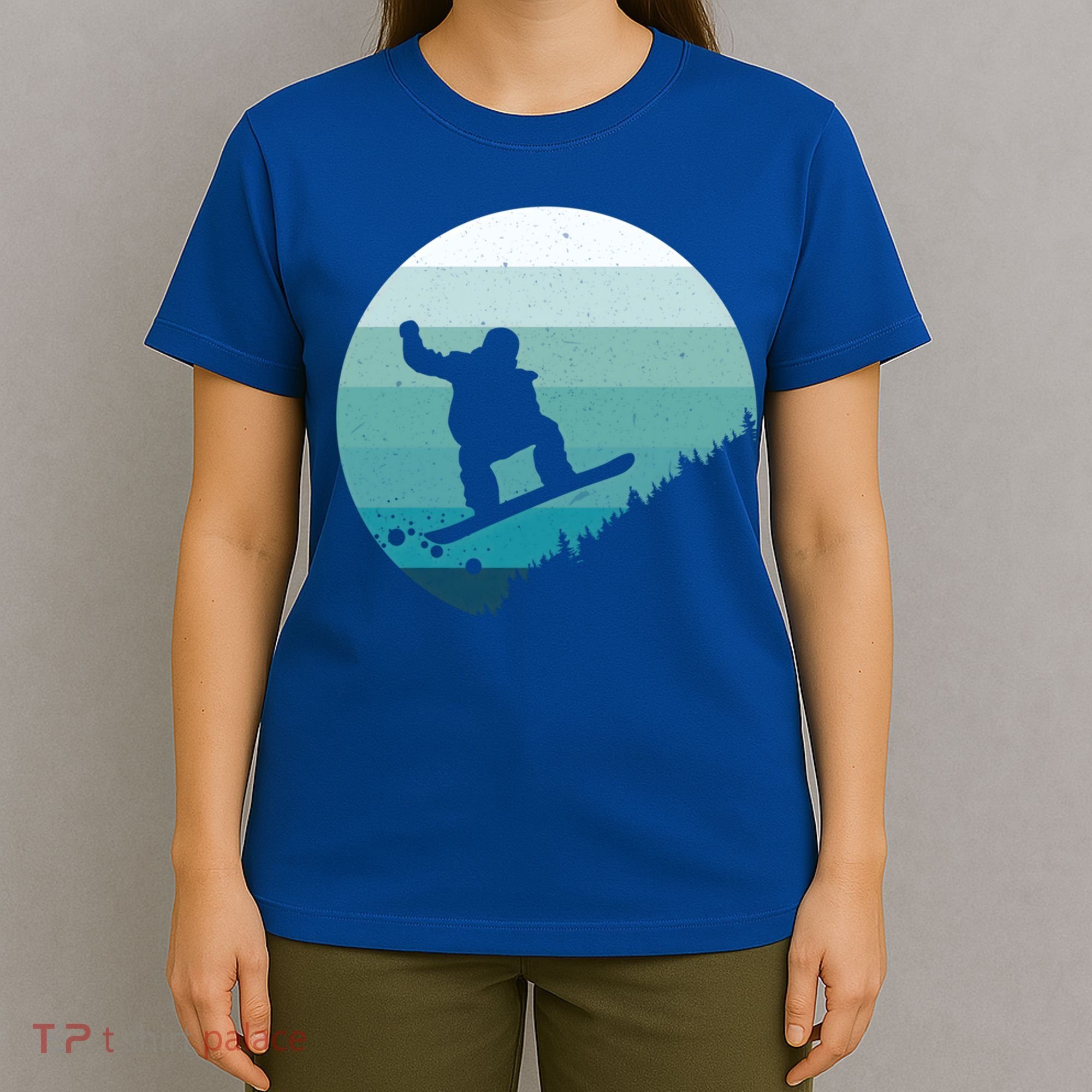 Snowboard Vintage Snowboarder Snow Winter Snowboarding Gift T-Shirt