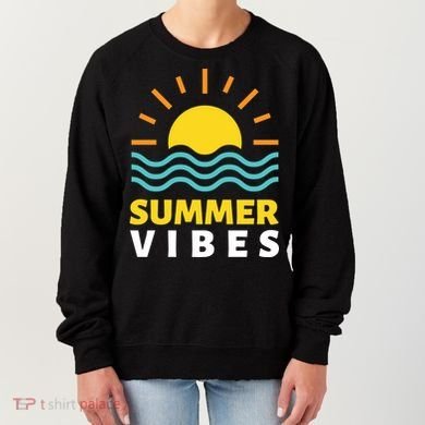 Summer Vibes Sunset Ocean Women's Sweatshirt