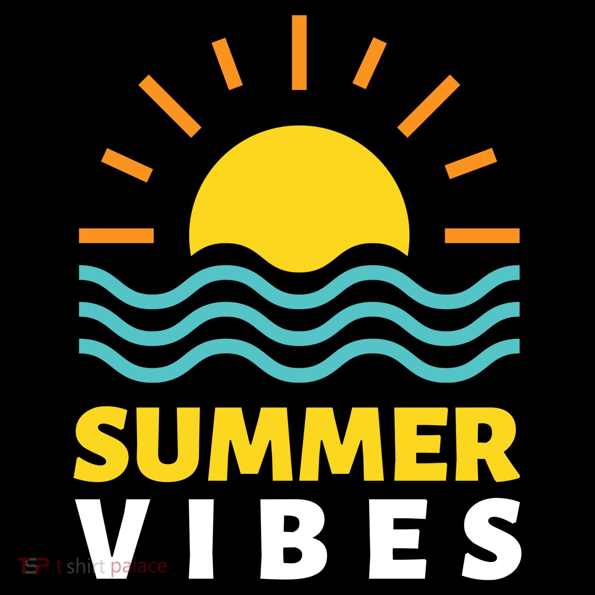 Summer Vibes Sunset Ocean Doggie Tank