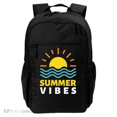 Summer Vibes Sunset Ocean Backpack
