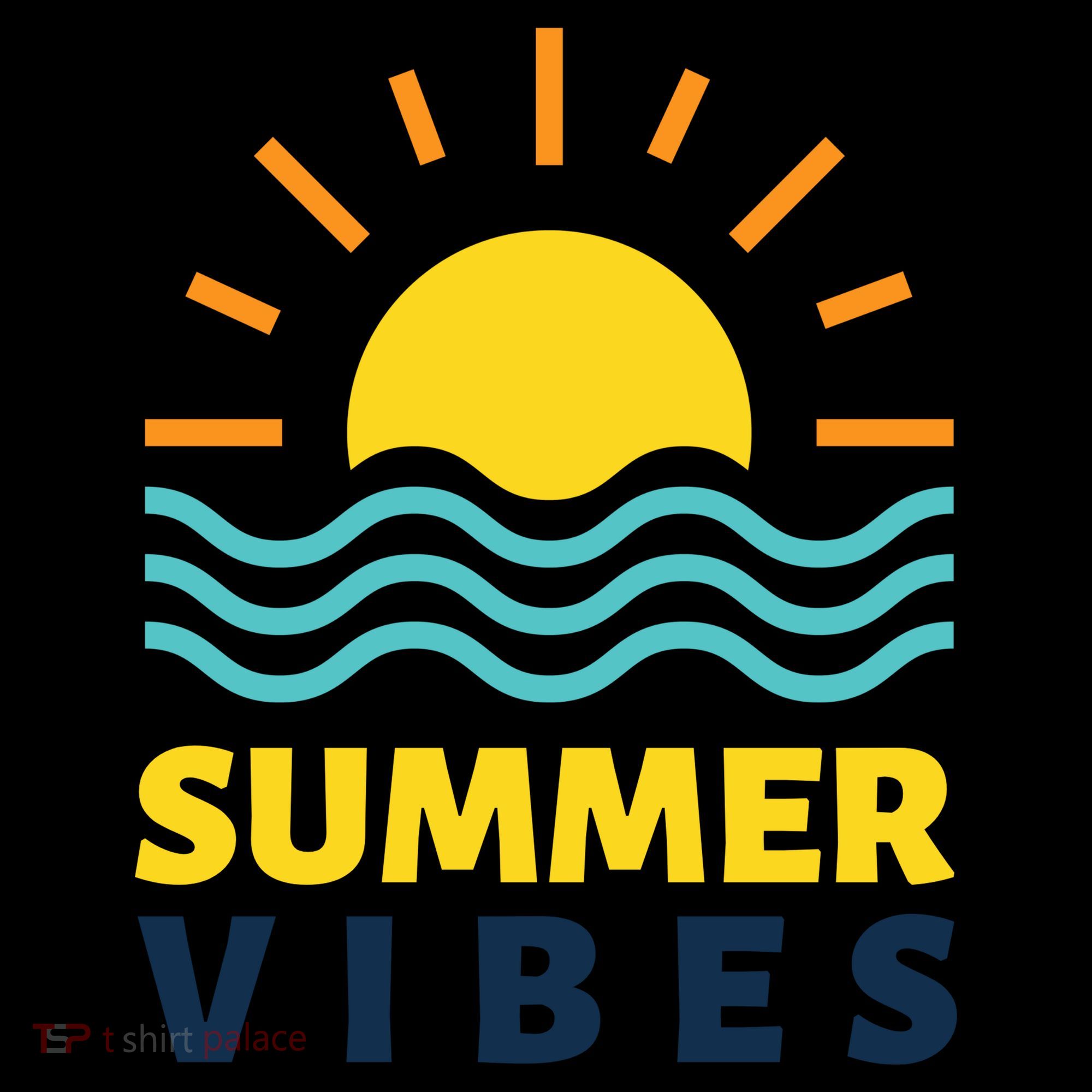 Summer Vibes Sunset Ocean Coffee Mug