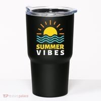 Summer Vibes Sunset Ocean Tumbler thumb 0