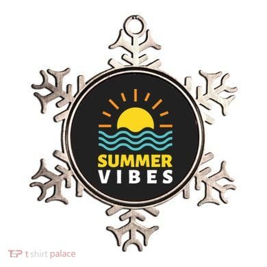 Summer Vibes Sunset Ocean Ornament
