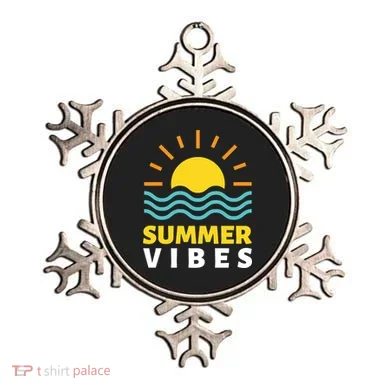 Summer Vibes Sunset Ocean Ornament