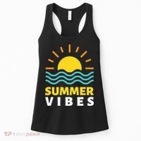Summer Vibes Sunset Ocean Women's Tank Top thumb 0