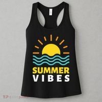 Summer Vibes Sunset Ocean Women's Tank Top thumb 3