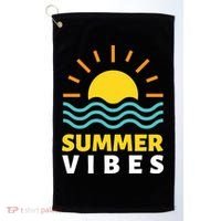 Summer Vibes Sunset Ocean Golf Towel thumb 0