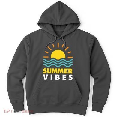 Summer Vibes Sunset Ocean Hoodie