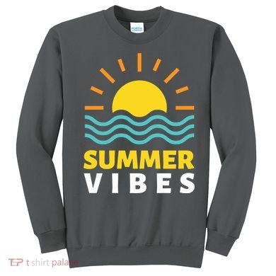 Summer Vibes Sunset Ocean Sweatshirt