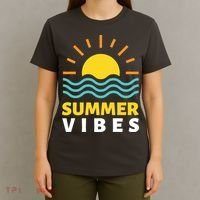 Summer Vibes Sunset Ocean T-Shirt thumb 4