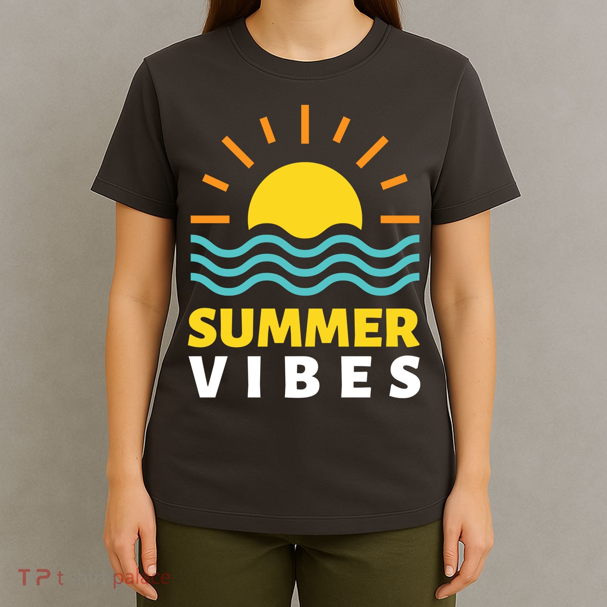 Summer Vibes Sunset Ocean T-Shirt