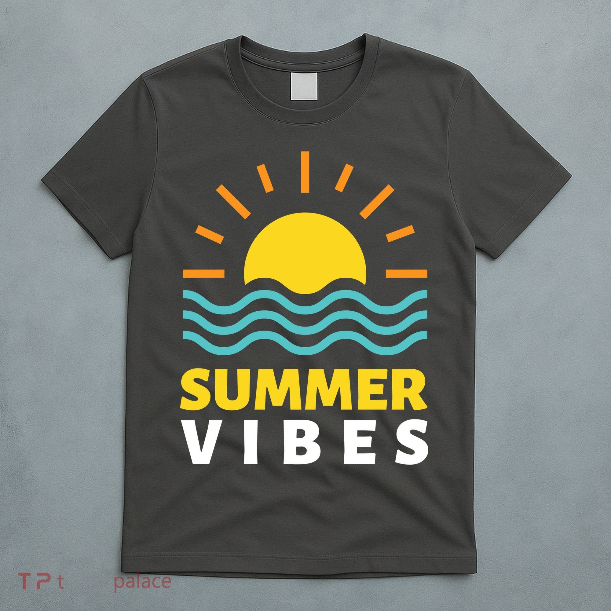 Summer Vibes Sunset Ocean T-Shirt