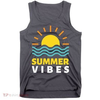 Summer Vibes Sunset Ocean Tank Top