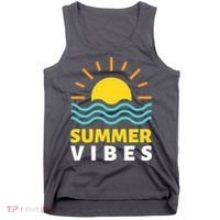 Summer Vibes Sunset Ocean Tank Top thumb 0