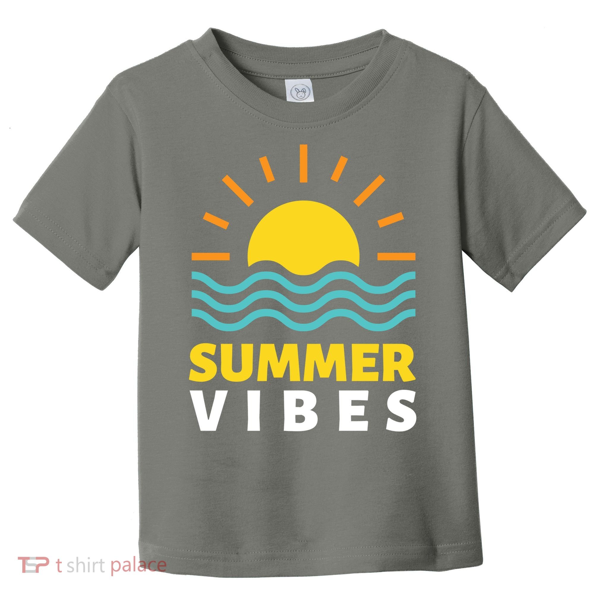 Summer Vibes Sunset Ocean Toddler T-Shirt
