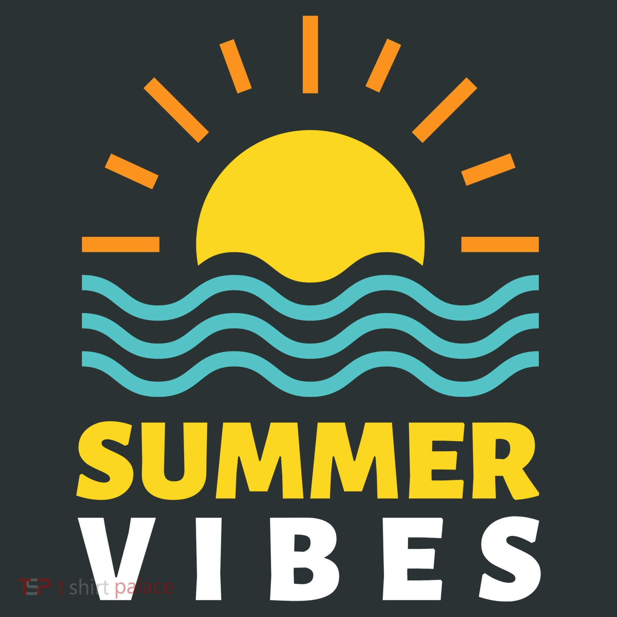 Summer Vibes Sunset Ocean Toddler T-Shirt