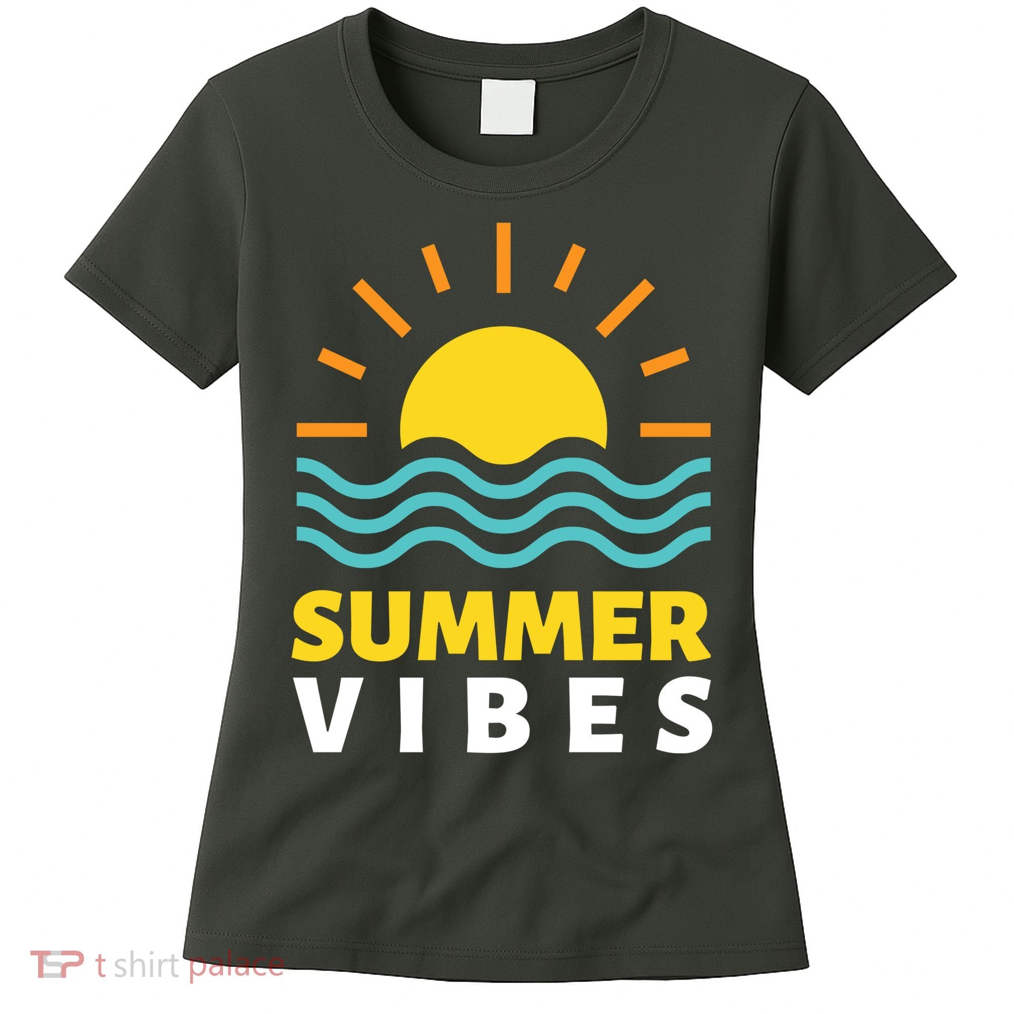 Summer Vibes Sunset Ocean Women's T-Shirt