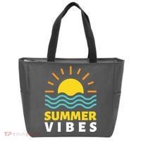 Summer Vibes Sunset Ocean Tote Bag thumb 0