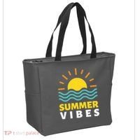 Summer Vibes Sunset Ocean Tote Bag thumb 2
