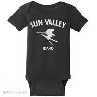 Sun Valley Skiing Idaho Baby Bodysuit thumb 0