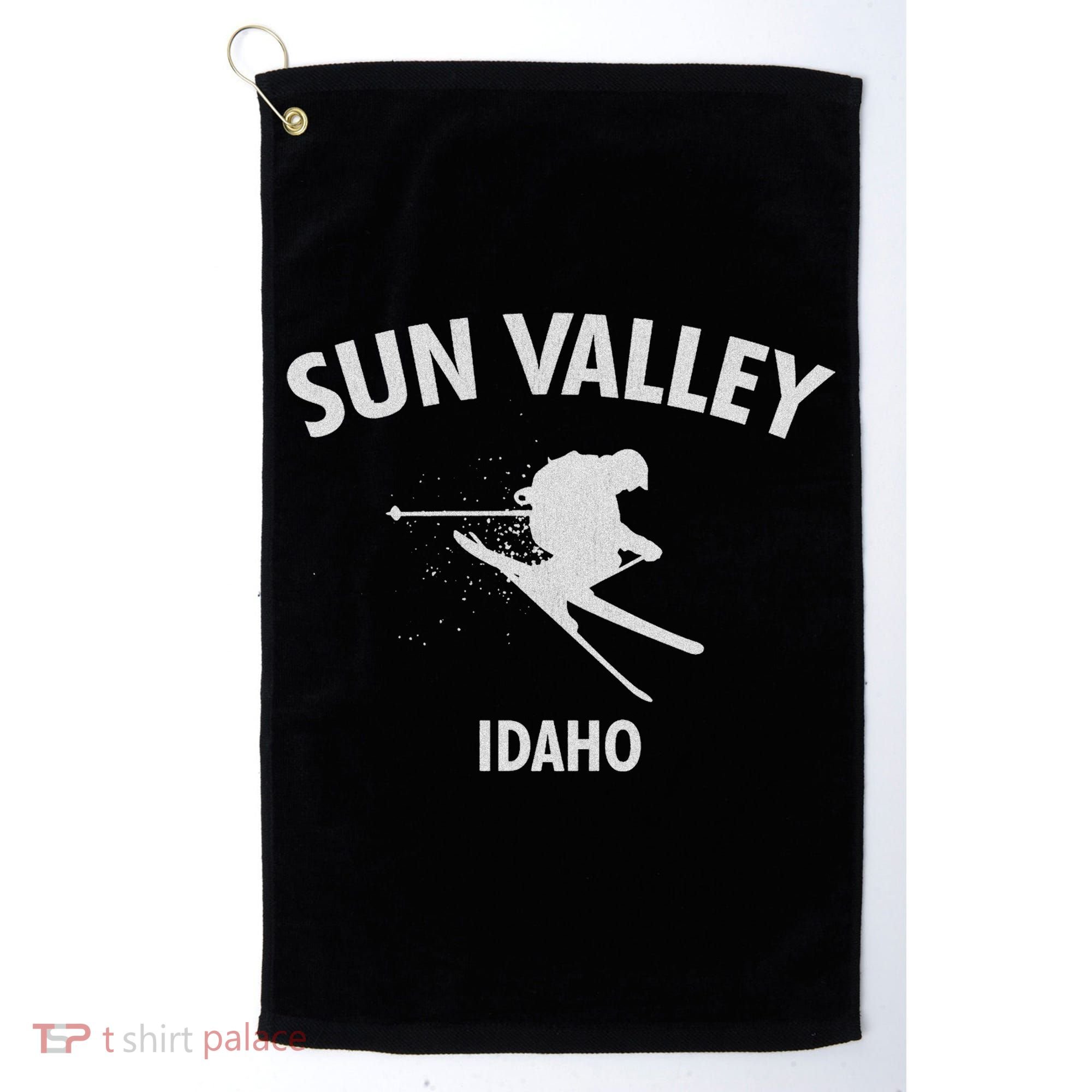 Sun Valley Skiing Idaho Golf Towel