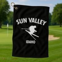 Sun Valley Skiing Idaho Golf Towel thumb 1