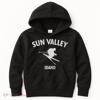 Sun Valley Skiing Idaho Kids Hoodie