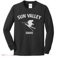 Sun Valley Skiing Idaho Kids Long Sleeve Shirt thumb 0