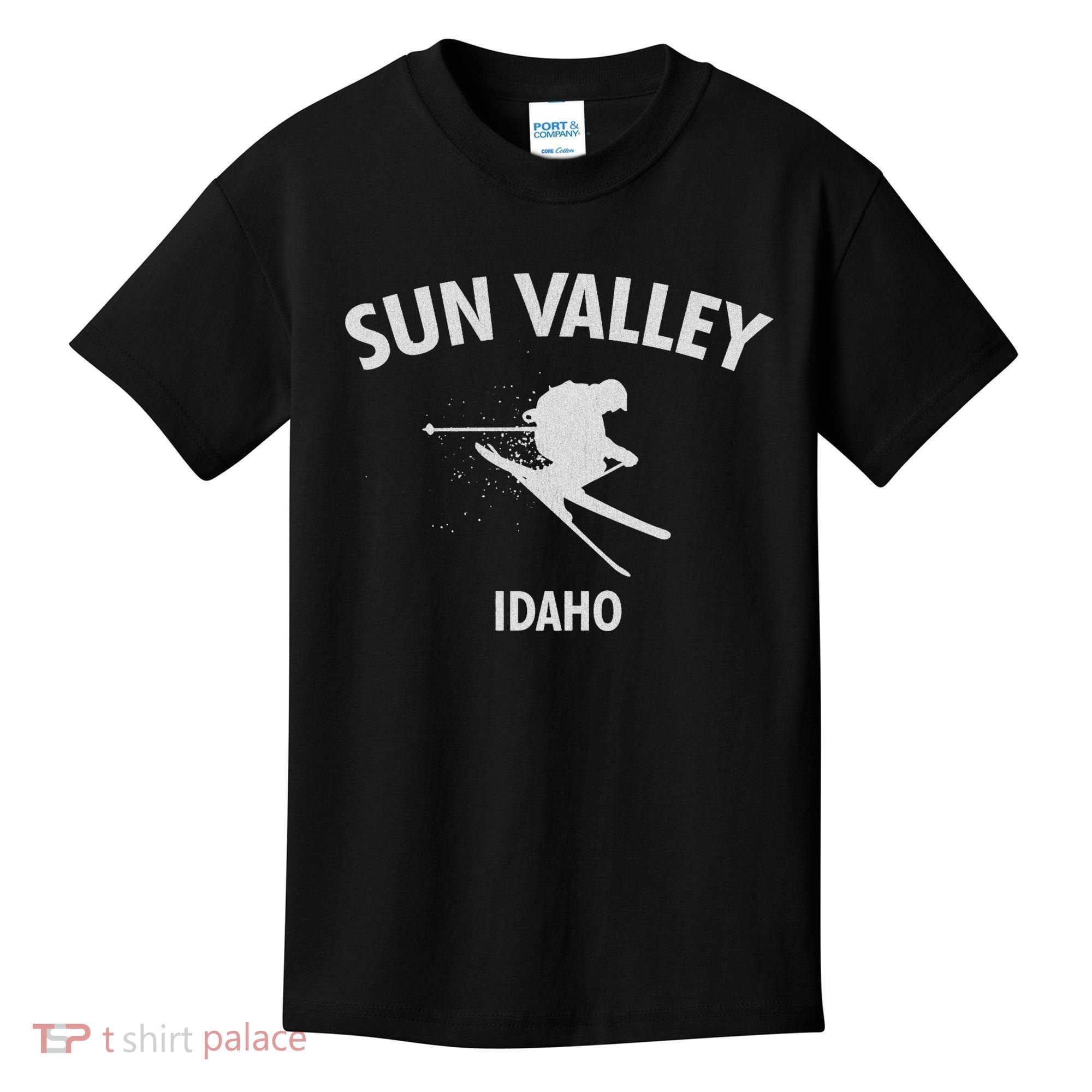 Sun Valley Skiing Idaho Kids T-Shirt