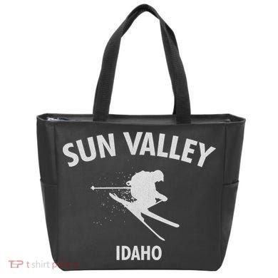 Sun Valley Skiing Idaho Tote Bag