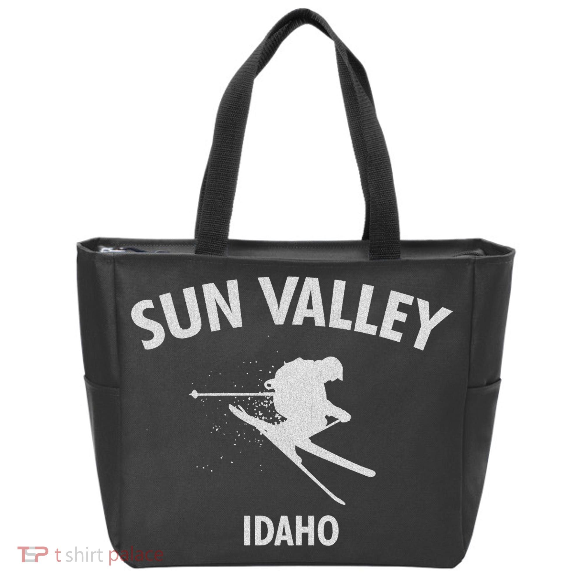 Sun Valley Skiing Idaho Tote Bag