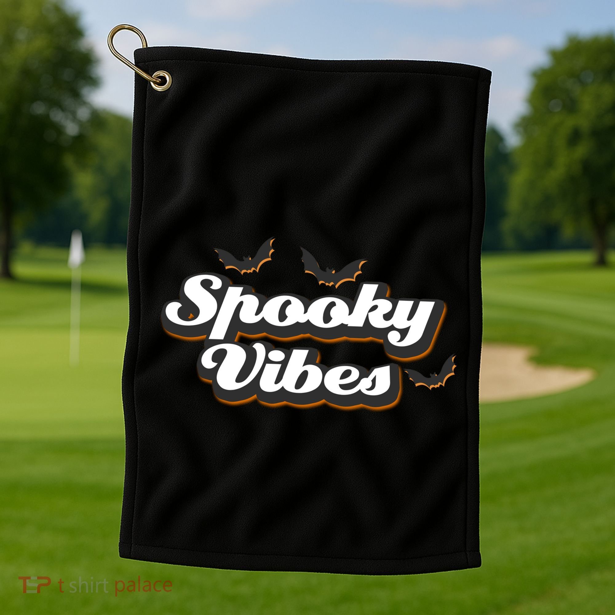 Spooky Vibes Golf Towel