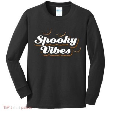 Spooky Vibes Kids Long Sleeve Shirt