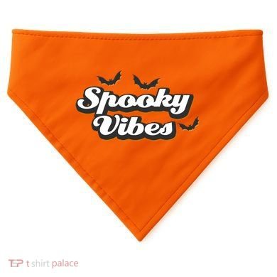 Spooky Vibes USA-Made Doggie Bandana