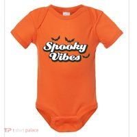 Spooky Vibes Baby Bodysuit thumb 0