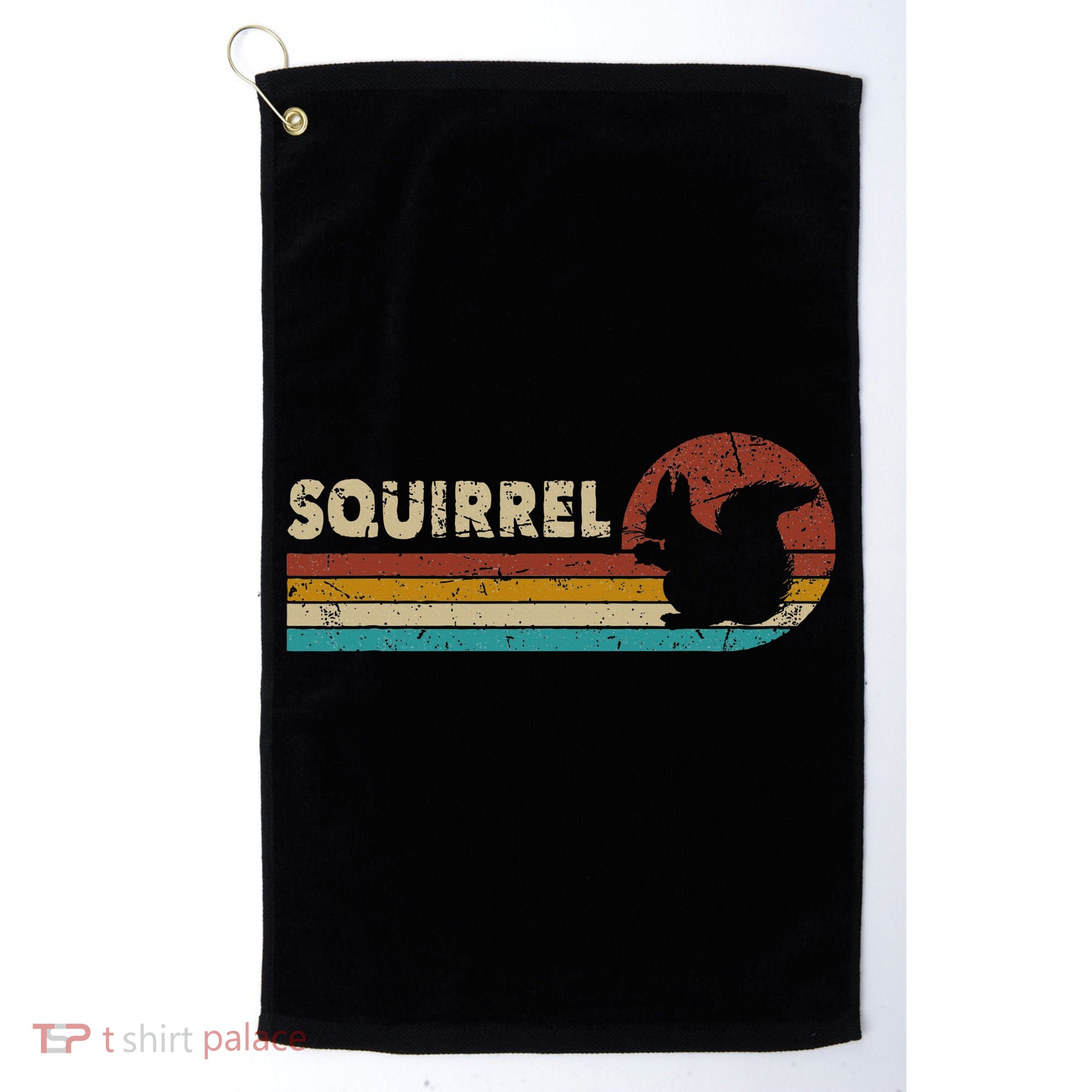 Squirrel Vintage Golf Towel
