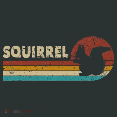 Squirrel Vintage Infant Baby Jersey Bodysuit