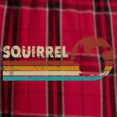 Squirrel Vintage Women's Flannel Plaid Pajama Pants