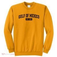 Sporty Varsity Style Gulf of Mexico EST 1550 Sweatshirt thumb 0