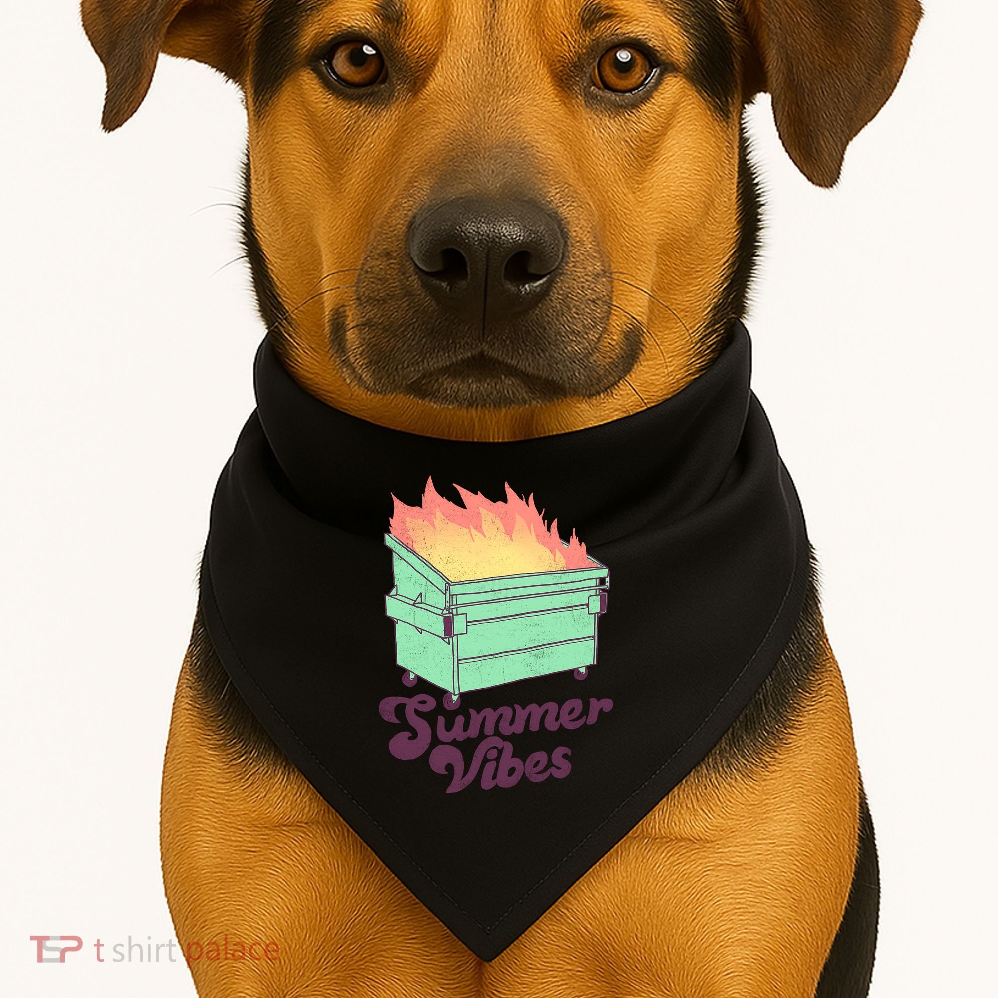 Summer Vibes USA-Made Doggie Bandana