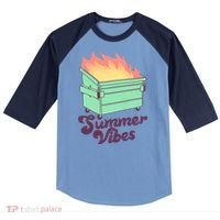 Summer Vibes Raglan Baseball Sleeve Shirt thumb 0