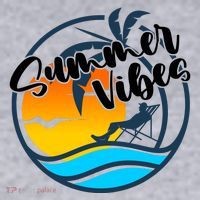Summer Vibes Sunset Beach Tropical Women's Sweatshirt thumb 2