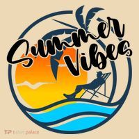 Summer Vibes Sunset Beach Tropical Tote Bag thumb 4