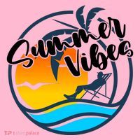 Summer Vibes Sunset Beach Tropical Coaster thumb 2