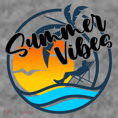 Summer Vibes Sunset Beach Tropical Women's T-Shirt
