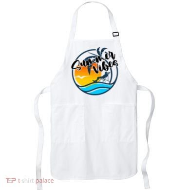 Summer Vibes Sunset Beach Tropical Apron