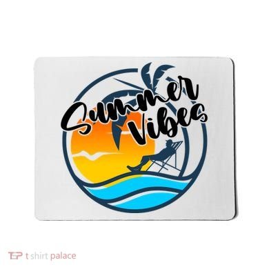 Summer Vibes Sunset Beach Tropical Mousepad