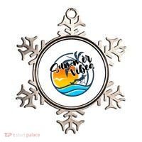Summer Vibes Sunset Beach Tropical Ornament thumb 0