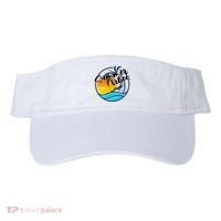 Summer Vibes Sunset Beach Tropical Visor thumb 0