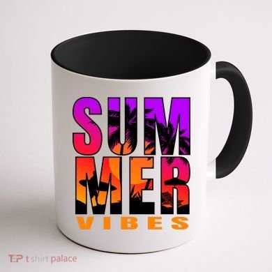 Summer Vibes Coffee Mug back
